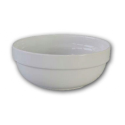 Légumier / Saladier  porcelaine blanc empilable diam 21cm